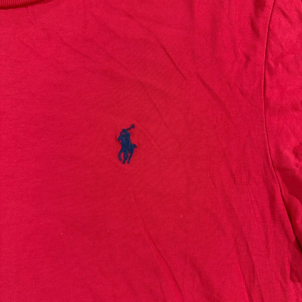 Polo Ralph Lauren Mens Medium Red Short Sleeve Crew Neck Pony Logo T-Shirt